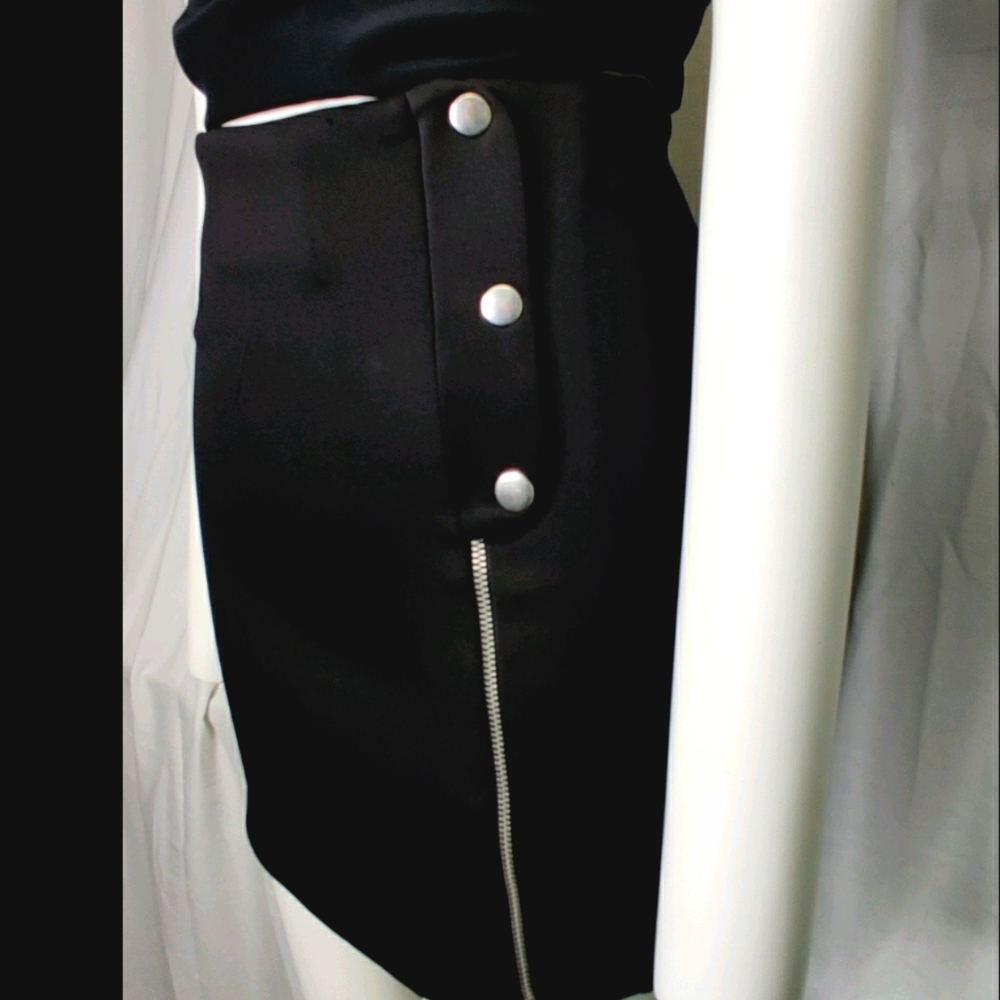 Black Stretchy Pencil Skirt, Forever 21